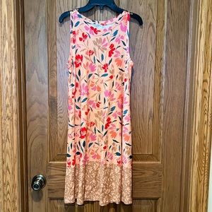 Loft Outlet sleeveless summer dress xxs
